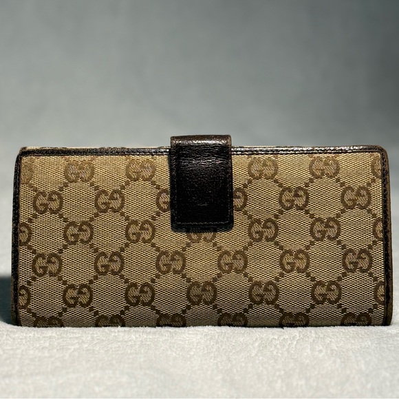 Authenticated Gucci GG Canvas Continental Wallet - Picture 2 of 11